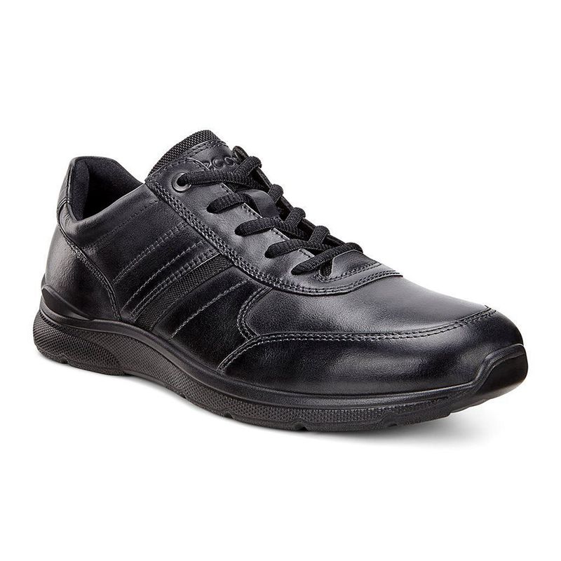 Men Casual Ecco Irving - Casual Shoe Black - India DTXPKA397